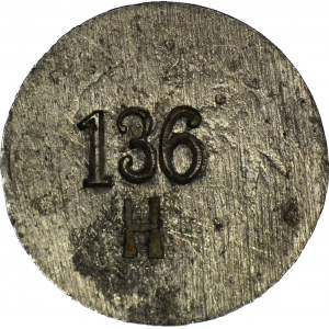R,- 50 groszy 1923/żeton 136H, nienotowany
