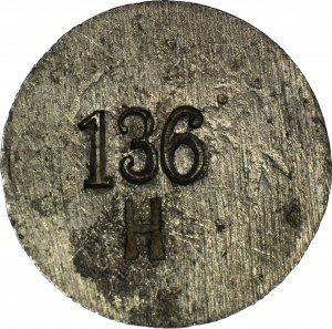R,- 50 cents 1923/jeton 136H, non cotée
