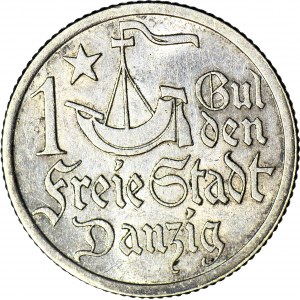 Freie Stadt Danzig, 1 gulden 1923, razený