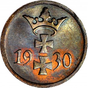 Free City of Gdansk, 1 fenig 1930, minted