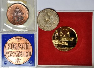 People's Republic of Poland, set of 4 religious medals
