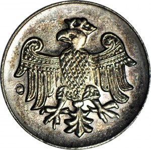 Medaile královské suity, podle Matejkových obrazů, Mieszko I. 963-992, orel prvního typu, stříbro