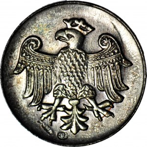 Medal Suity Królewskiej, wg obrazów Matejki, Bolesław Chrobry 992-1025, orzeł I typu, srebro