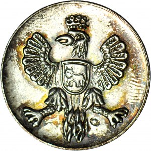 Medal Suity Królewskiej, wg obrazów Matejki, Zygmunt III Waza 1587-1632, orzeł IV typu, srebro