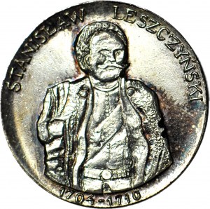 Royal Suite Medal, according to Matejko's paintings, Stanislaw Leszczynski 1704-1710, eagle type VII, silver