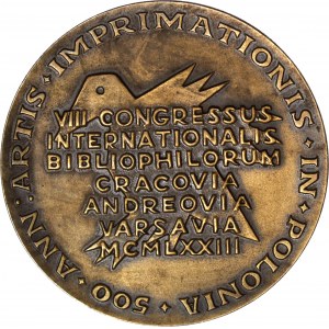 Médaille 1973, M. Copernicus, VIII CONGRESSUS, rare