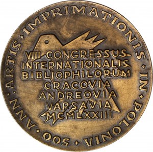 Médaille 1973, M. Copernicus, VIII CONGRESSUS, rare