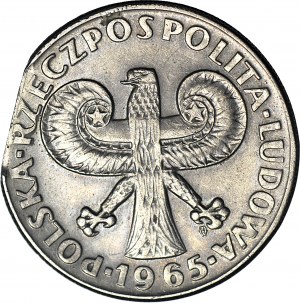 10 zloty 1965 , Colonne de Sigismond, DESTRUKT, pointe de tôle