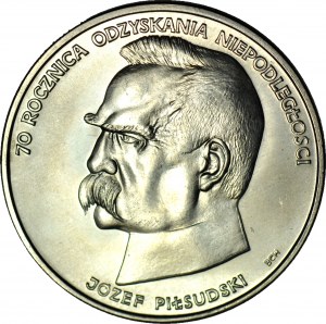 50,000 gold 1988, Pilsudski, minted