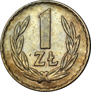 1 zlatý 1949, meďnatý nikel, kruhový