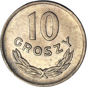 10 centesimi 1949, cupro-nichel, circa zecca