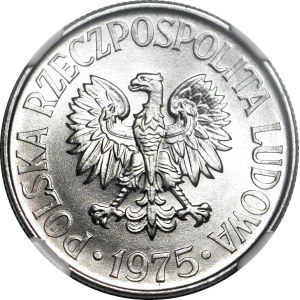 50 grošů 1975, neznačeno, raženo