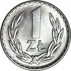 1 zlato 1975, neoznačené, mincovňa