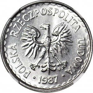 1 zlato 1987, mincovna