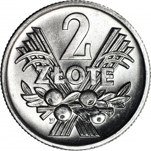 2 złote 1974, Jagody, mennicze