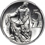 5 zlatých 1960, Rybár, mincovňa