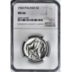 5 gold 1960, Fisherman, mint