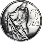 5 gold 1974, Fisherman, mint