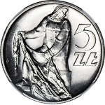 5 or 1974, Pêcheur, monnaie