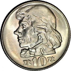10 zloty 1966 Kościuszko grand, plus petit tirage, tirage