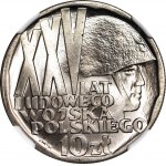 10 złotych 1968, XXV LAT LWP, mennicze
