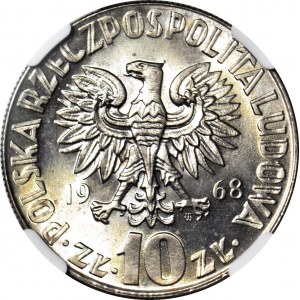 10 zloty 1968, Nicolaus Copernicus, zecca