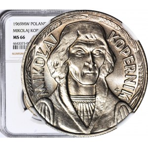 10 Zloty 1969, Nikolaus Kopernikus, Münze