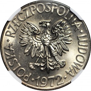 10 zloty 1972, Tadeusz Kościuszko, zecca