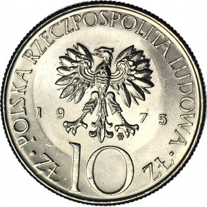 10 zlotých 1975, Mickiewicz, mincovňa