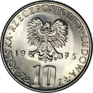 10 oro 1975, Prussia, zecca