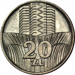 20 zlatých 1973 Mrakodrap, mincovňa