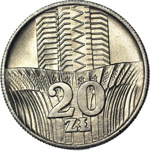 20 złotych 1973 Wieżowiec, mennicze