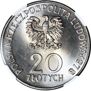 20 Gold 1978, Interkosmos, Münze