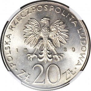 20 gold 1980, Gift of Pomerania, minted