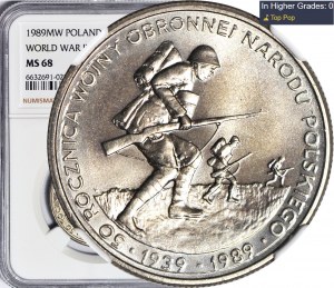 500 gold 1989, Defensive War of the Polish Nation, minted