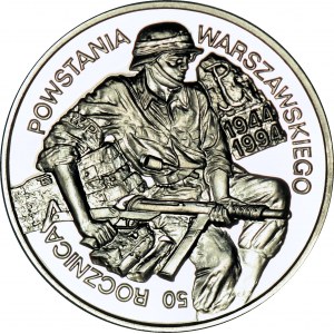 100.000 zl 1994, 50° anniversario della Rivolta di Varsavia