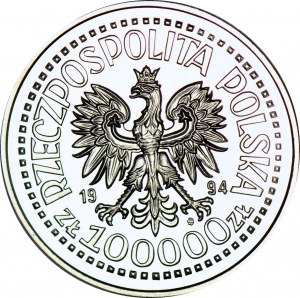 100.000 złotych 1994, 50. r. Powstania Warszawskiego