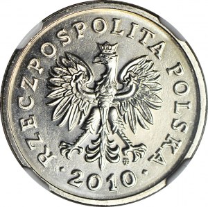 1 Zloty 2010 MW, Warschau, Münze