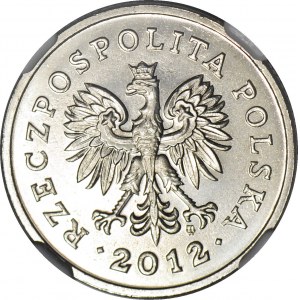 1 zlotý 2012 MW, Varšava, mincovna