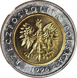 5 gold 1996, mint