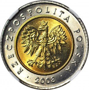 5 gold 2008 MW, lowest mintage, minted
