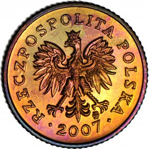 RR-, 1 Penny 2007 mincovna zničit, REFLECT 170 stupňů
