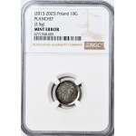 RR-, 10 pennies 2013-2023, blank type 2go