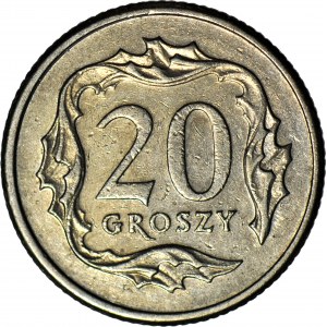 RR-, 20 pennies 1998, DESTRUKT - large date