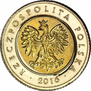 R-, 5 gold 2016, DESTRUKT - spilled core on reverse side