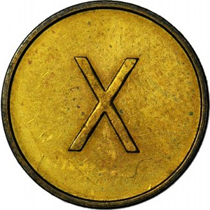 R-, 1 penny 1990, SAMPLE OF THE THREAT X