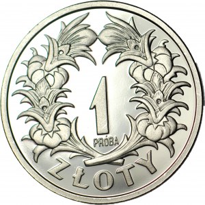 1 Zloty 1929, KOPIE eines sehr seltenen PROBEN