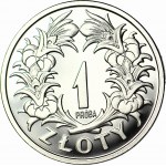 1 Zloty 1929, KOPIE eines sehr seltenen PROBEN