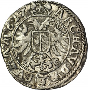 Autriche, Ferdinand II, 3 krajcars 1627, Prague