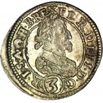 Austria, Ferdynand II, 3 krajcary 1631, Graz, nietypowa dada